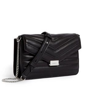 Allsaints Justine Quilted Leather Crossbody